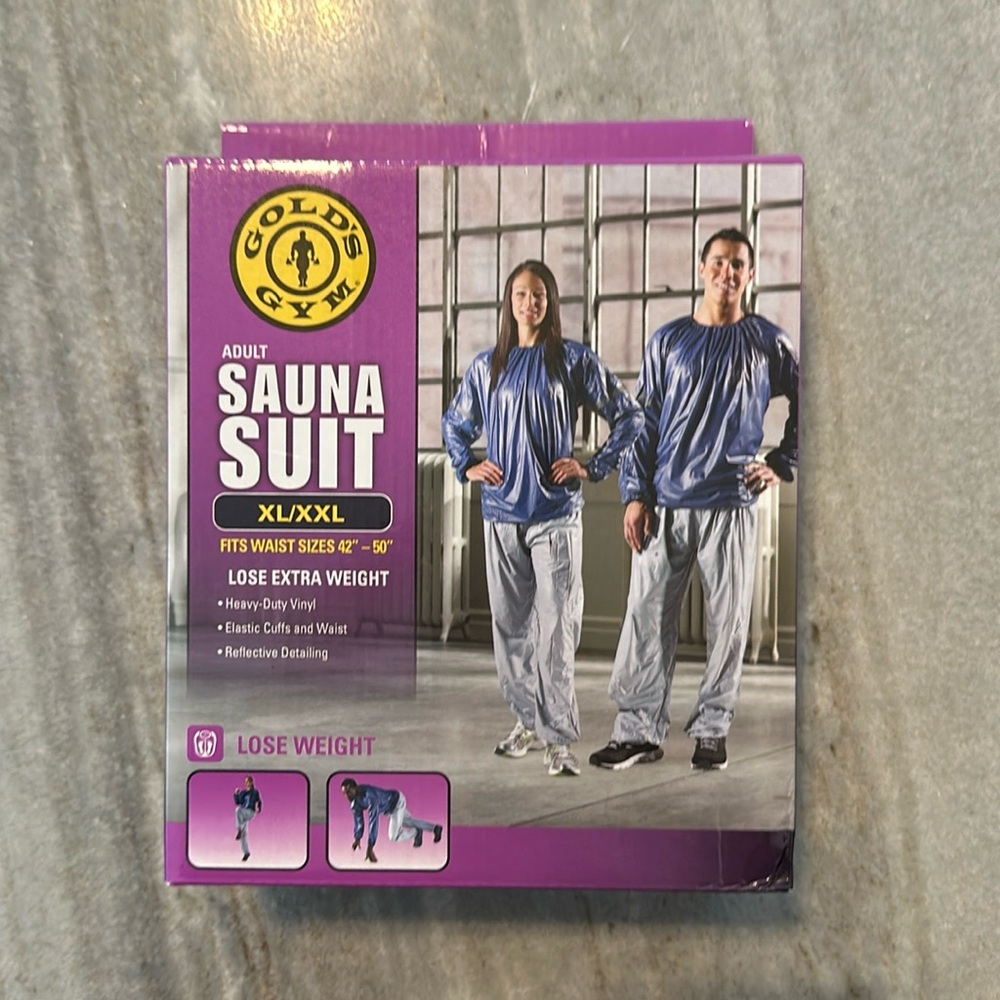 Unisex sauna suit